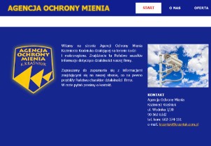 Projekt Agencja Ochrony mienia K. Kraśniuk